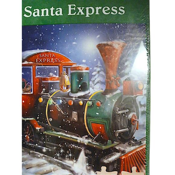 Heritage Santa Express 1000 Pc Puzzle Holiday 30x24 Sealed Train Gifts Christmas - Picture 3 of 11